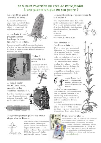 Opération de sauvetage de la Cardère des villes