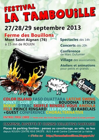 Festival pour la ferme des Bouillons (Rouen)