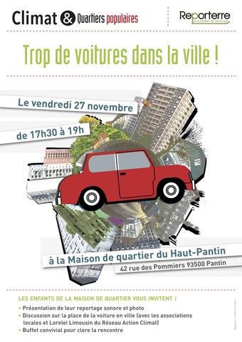 Rencontre de Reporterre : À Pantin, le 27 novembre, les enfants parlent de la place de la voiture en ville