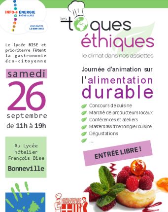 Journée des gastronomes éco-citoyens, à Bonneville (74)
