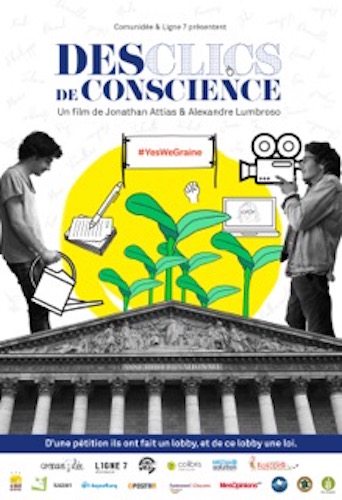 Projection du film «<small class="fine d-inline"> </small>Des clics de conscience<small class="fine d-inline"> </small>», à Saint-Ouen (Seine-Saint-Denis)