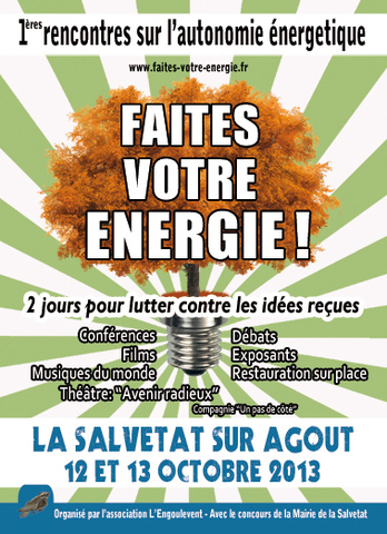 Rencontre sur l'autonomie énergétique à Salvetat-sur-Agout (Hérault)