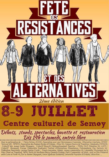 Fête des résistances et des alternatives, à Semoy (Loiret)