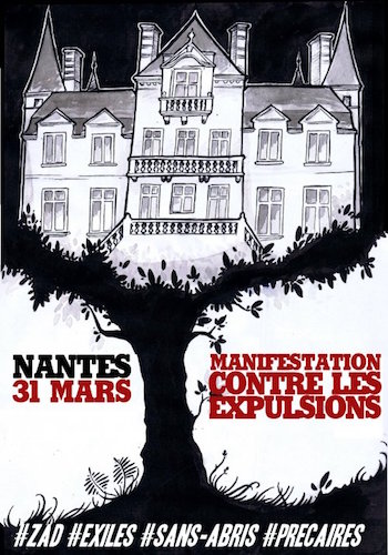 Depuis Nantes et Notre-Dame-des-Landes - Prendre la rue contre les expulsions<small class="fine d-inline"> </small>! 