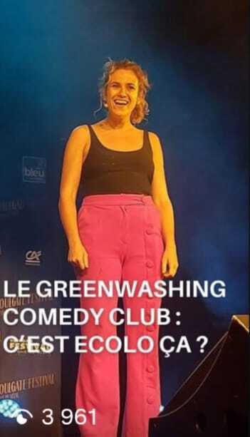 Greenwashing Comedy Club, à Paris