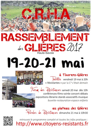 Rassemblement des Glières, à Thorens-Glières (Haute-Savoie)