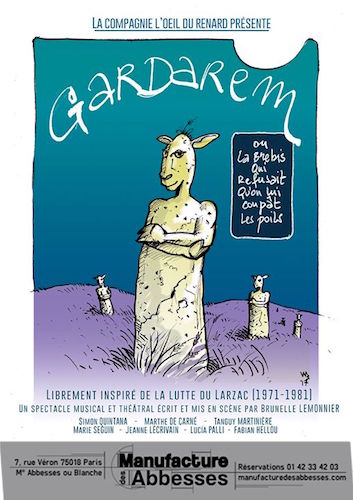 «<small class="fine d-inline"> </small>Gardarem - ou la brebis qui refusait qu'on lui coupât les poils<small class="fine d-inline"> </small>», 12 représentations à Paris