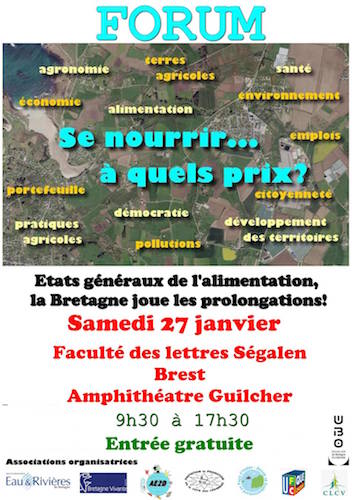 Forum Se nourrir… à quels prix<small class="fine d-inline"> </small>? à Brest (Finistère)