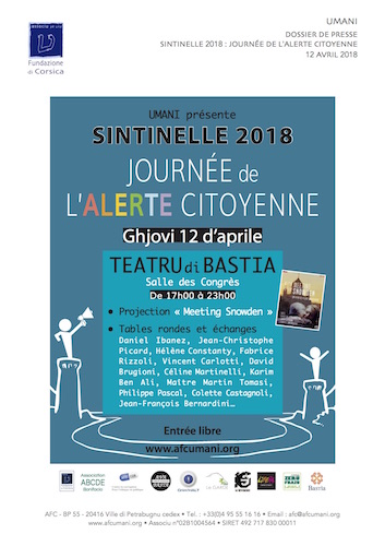 Journée de l'Alerte citoyenne, à Bastia (Haute-Corse)