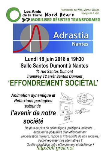 Rencontres autour de l'Effondrement sociétal à Nantes (Loire-Atlantique)