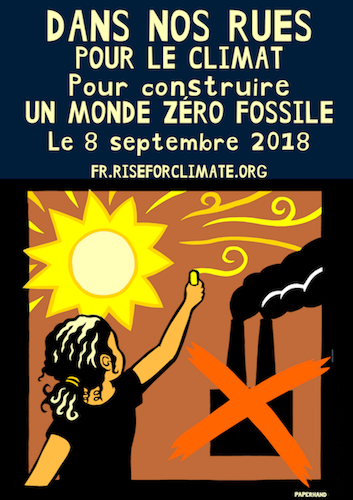 Journée mondiale d'action pour le climat, marche à Paris