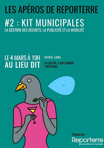 Les Apéros de Reporterre : #2 Kit Municipales, soirée à Paris