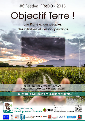 «<small class="fine d-inline"> </small>Objectif Terre<small class="fine d-inline"> </small>!<small class="fine d-inline"> </small>», festival Film, Recherche et Développement Durable à Toulouse (Haute-Garonne)
