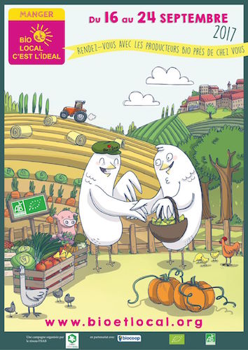 Manger bio et local c'est l'idéal<small class="fine d-inline"> </small>! 500 événements partout en France