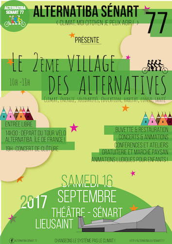 Village des alternatives, à Lieusaint (Seine-et-Marne)