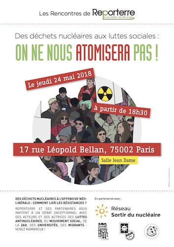 «<small class="fine d-inline"> </small>Des déchets nucléaires aux luttes sociales, on ne nous atomisera pas<small class="fine d-inline"> </small>!<small class="fine d-inline"> </small>» - Rencontre de Reporterre, à Paris