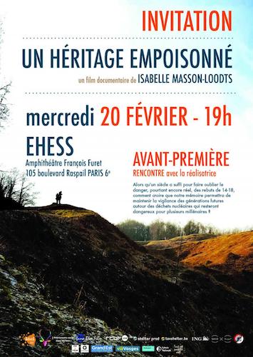 «<small class="fine d-inline"> </small>Un héritage empoisonné<small class="fine d-inline"> </small>», projection en avant première, à Paris
