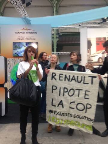 Une action des <span class="caps">JEDI</span> for Climate vient de se dérouler au Grand Palais