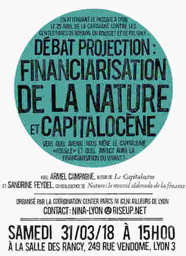 Dérèglement climatique, capitalocène, financiarisation de la nature : les derniers maux de la planète<small class="fine d-inline"> </small>? rencontre, débat à Lyon
