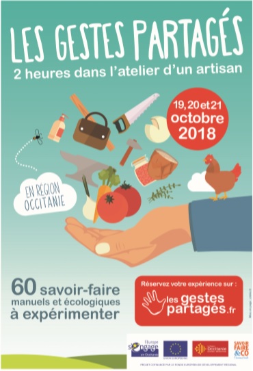 Les Gestes Partagés, deux heures dans l'atelier d'un artisan, en Occitanie