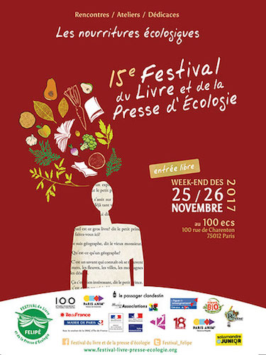15<sup class="typo_exposants">e</sup> Festival du livre et de la presse d'écologie (Félipé), à Paris