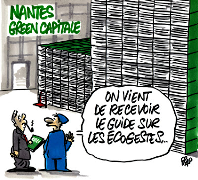 «<small class="fine d-inline"> </small>Nantes Green Capital<small class="fine d-inline"> </small>», ou comment cacher un aéroport avec des arbres en plastique