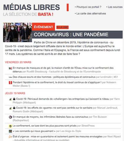 Pour s'informer de manière indépendante pendant le coronavirus 