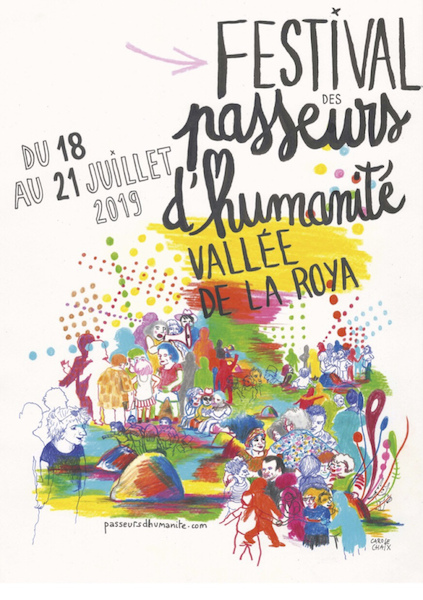 Festival des passeurs d'humanité, vallée de la Roya (Alpes-Maritimes)
