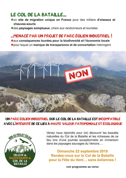 Fête du vent au col de la Bataille, à Omblèze (Drôme)