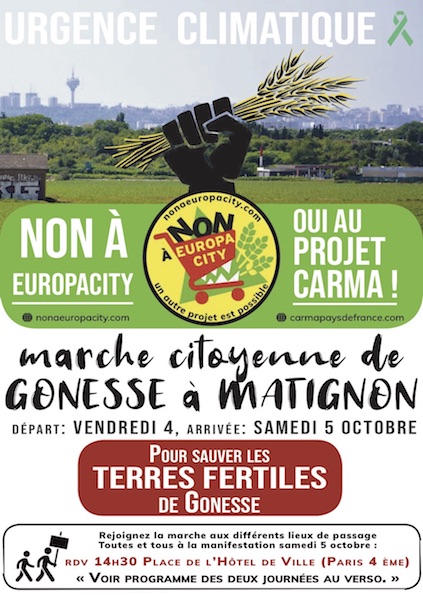 Marche citoyenne de Gonesse à Matignon