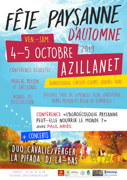 Fête paysanne d'automne 2019, à Azillanet (Hérault)
