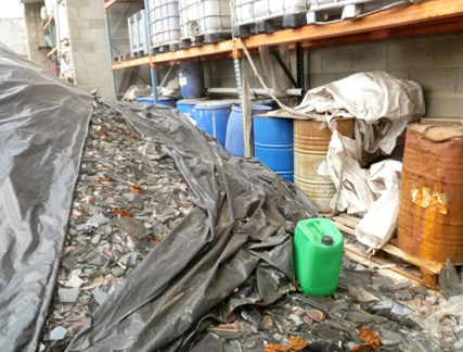Près du Mans, 20 000 tonnes de déchets toxiques abandonnés à ciel ouvert