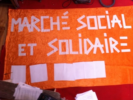 Marché solidaire et écologique, à Montreuil