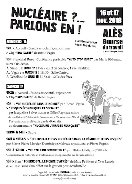 Nucléaire parlons-en, à Alès (Gard)