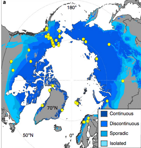 Le pergélisol arctique relâche maintenant du <span class="caps">CO</span><sub>2</sub> en grande quantité