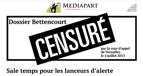 Médiapart condamné : non à la censure 