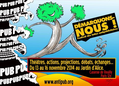 Festival antipub du 13 au 16 novembre 2014