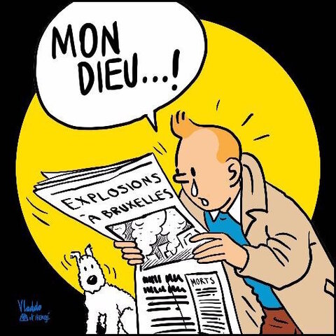 Bruxelles sous le choc des attentats terroristes 