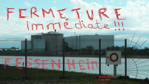 Manifestation pour l'arrêt de Fessenheim