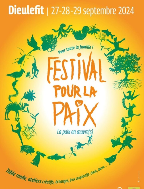 Festival pour la paix, à Dieulefit (Drôme)