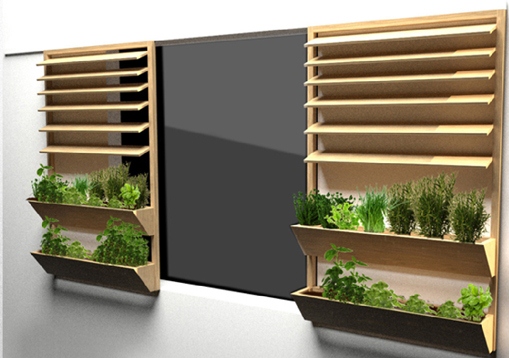Les potagers coulissants, ou quand des fraises pousseront sur nos fenêtres