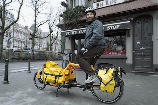 Ils livrent tout, par tous les temps et à l'heure... en vélo<small class="fine d-inline"> </small>!