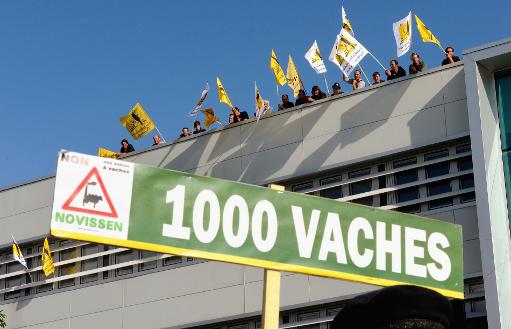 Ferme des Mille vaches : Novissen et Confédération paysanne, libérés après sept heures de garde à vue
