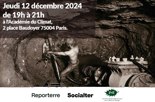 Course aux minéraux critiques : enjeux sociaux et environnementaux, à Paris