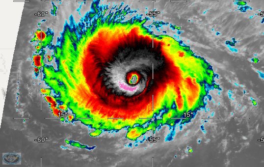 L'ouragan de catégorie 5 Irma menace les Caraïbes et la Floride