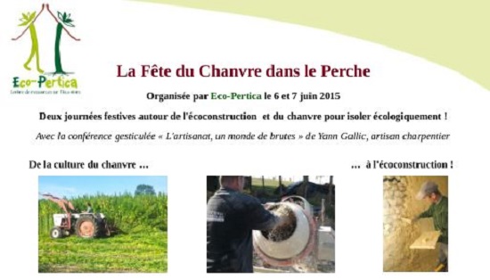Fête du chanvre : Deux journées festives autour de l'écoconstruction et du chanvre pour isoler écologiquement<small class="fine d-inline"> </small>!