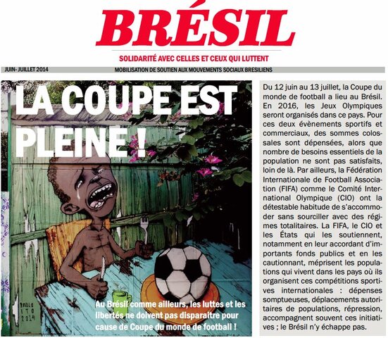 Rassemblement contre la coupe du monde