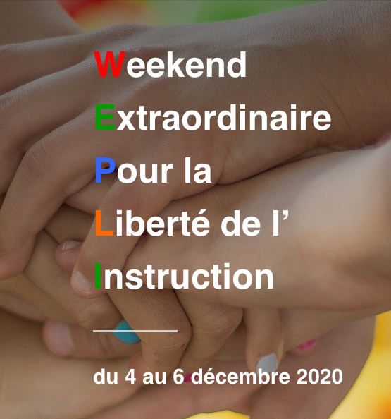 Manifestation nationale pour la liberté de l'instruction, en France