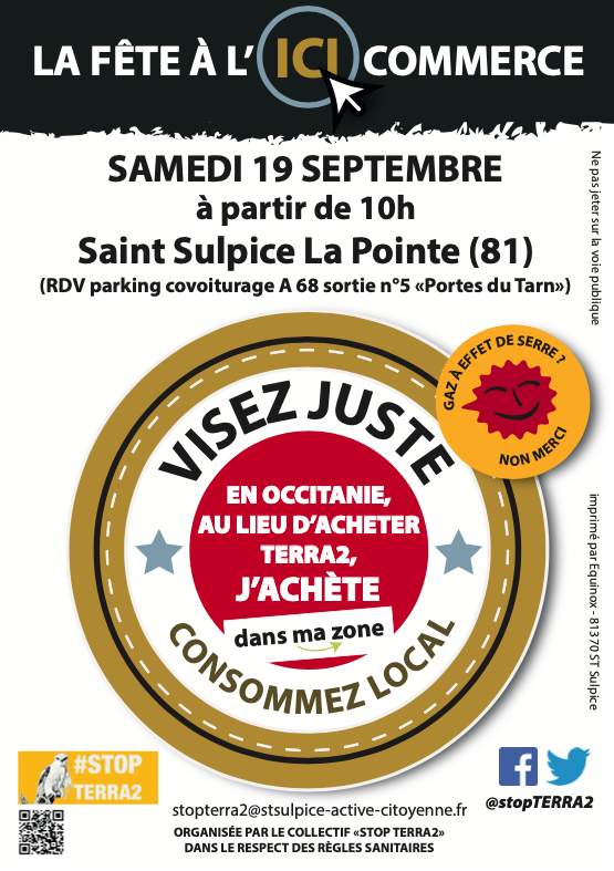 La Fête à l'ici-commerce, à Saint-Sulpice-la-Pointe (Tarn)