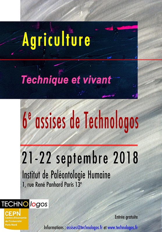«<small class="fine d-inline"> </small>Agriculture, technique et vivant<small class="fine d-inline"> </small>», assises de Technologos, à Paris